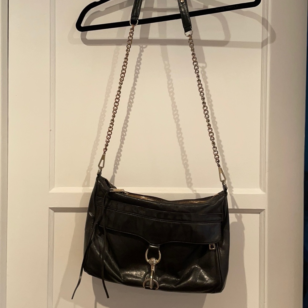 Rebecca Minkoff black MAC Daddy handbag